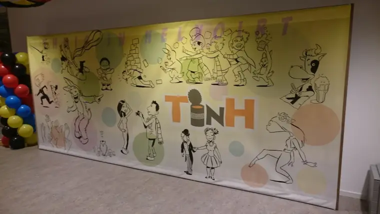 Spandoeken door JL Belettering